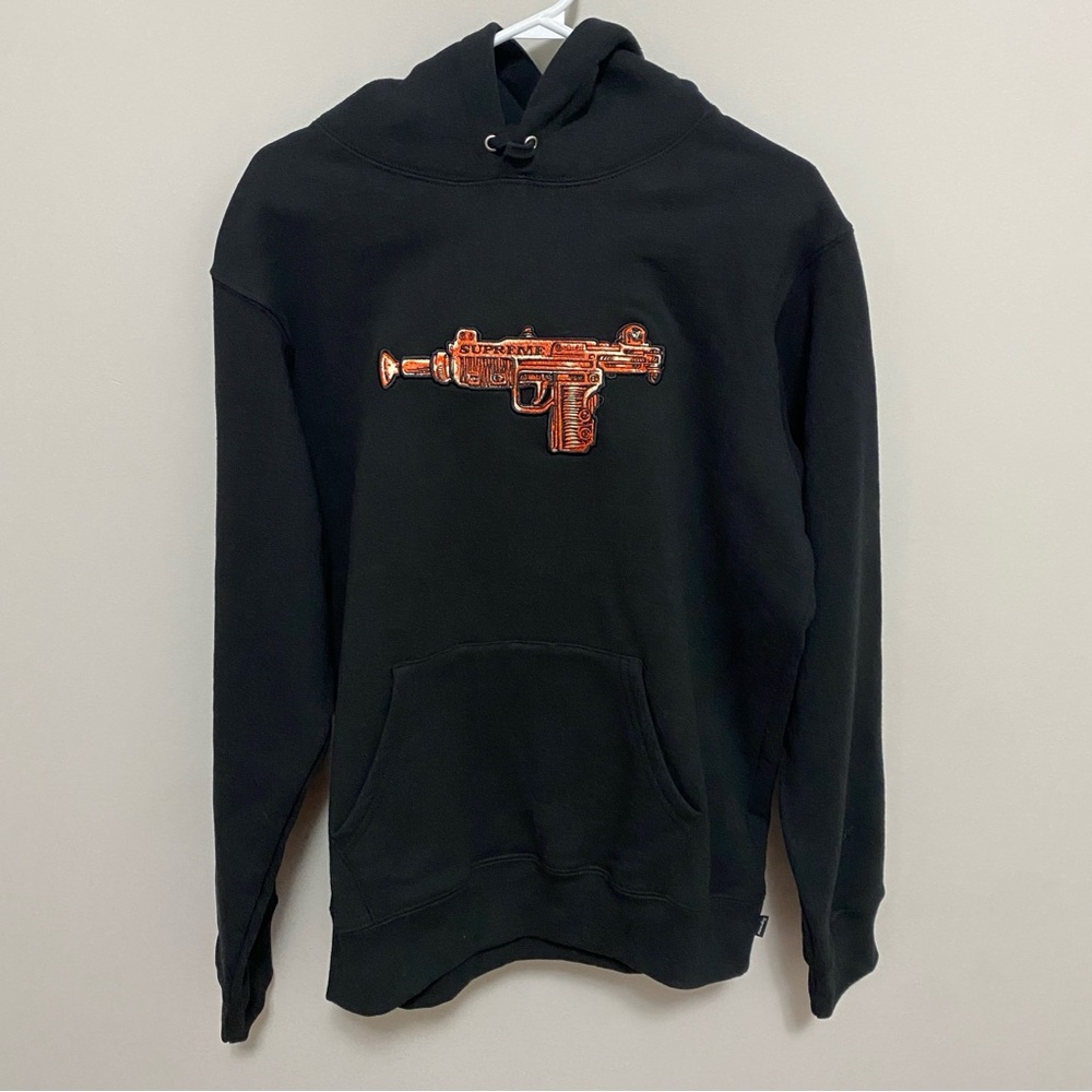 Supreme Toy Uzi Hooded Sweatshirt Size Medium - Black
